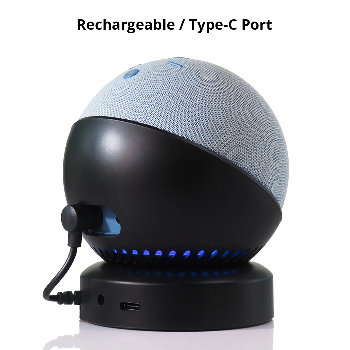5200mAh Battery Base for Echo Dot 4th & 5th Gen