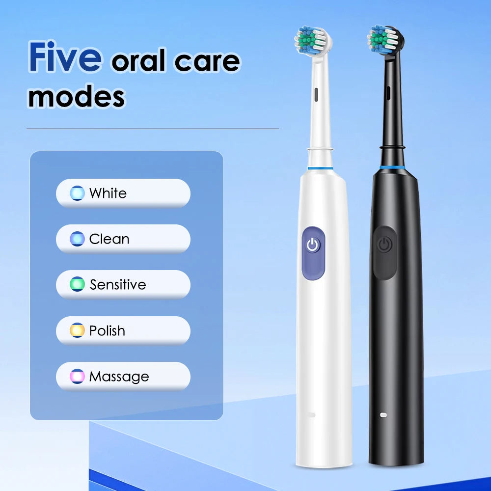 Smart Rotating Electric Toothbrush – 5 Modes