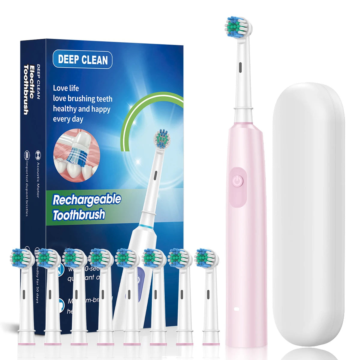 Rechargeable Electric Toothbrush – 5 Modes