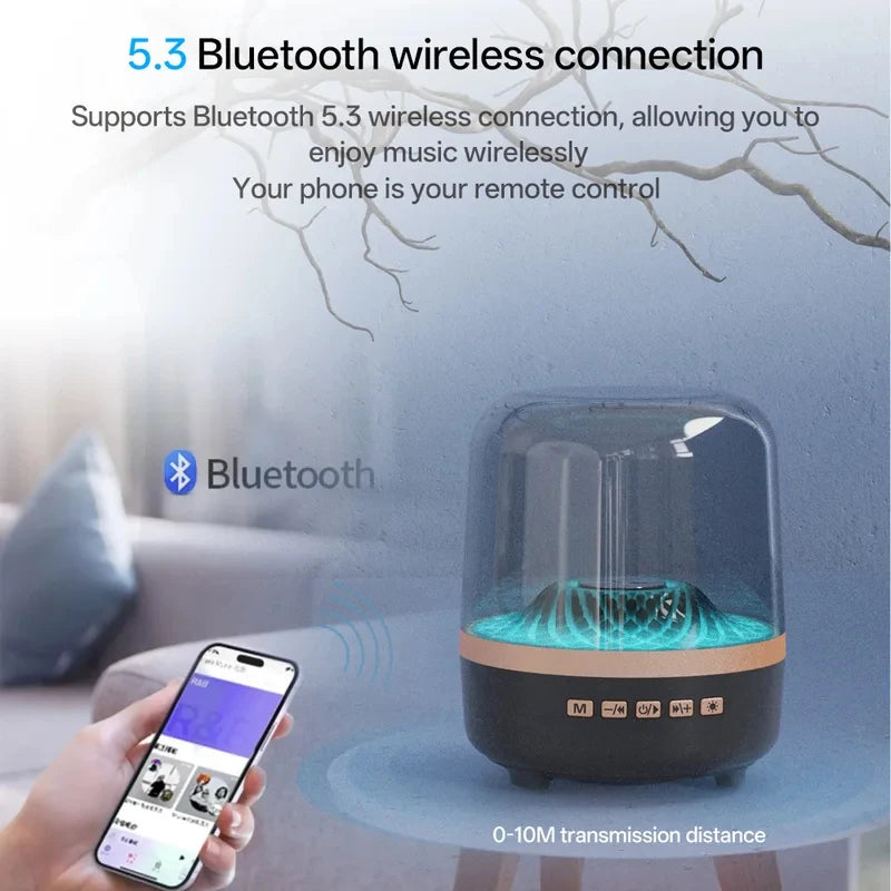 Portable Bluetooth 5.3 Soundbar with RGB Light