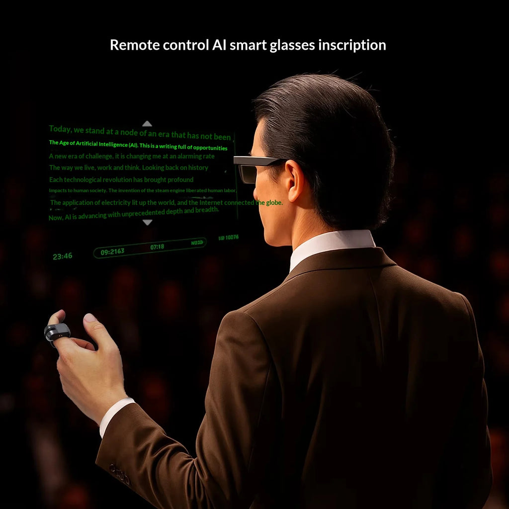 Bluetooth Smart Ring Controller for AI Glasses