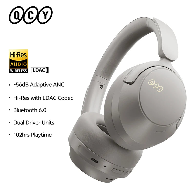 QCY H3S Adaptive ANC Headphones – Hi-Res LDAC