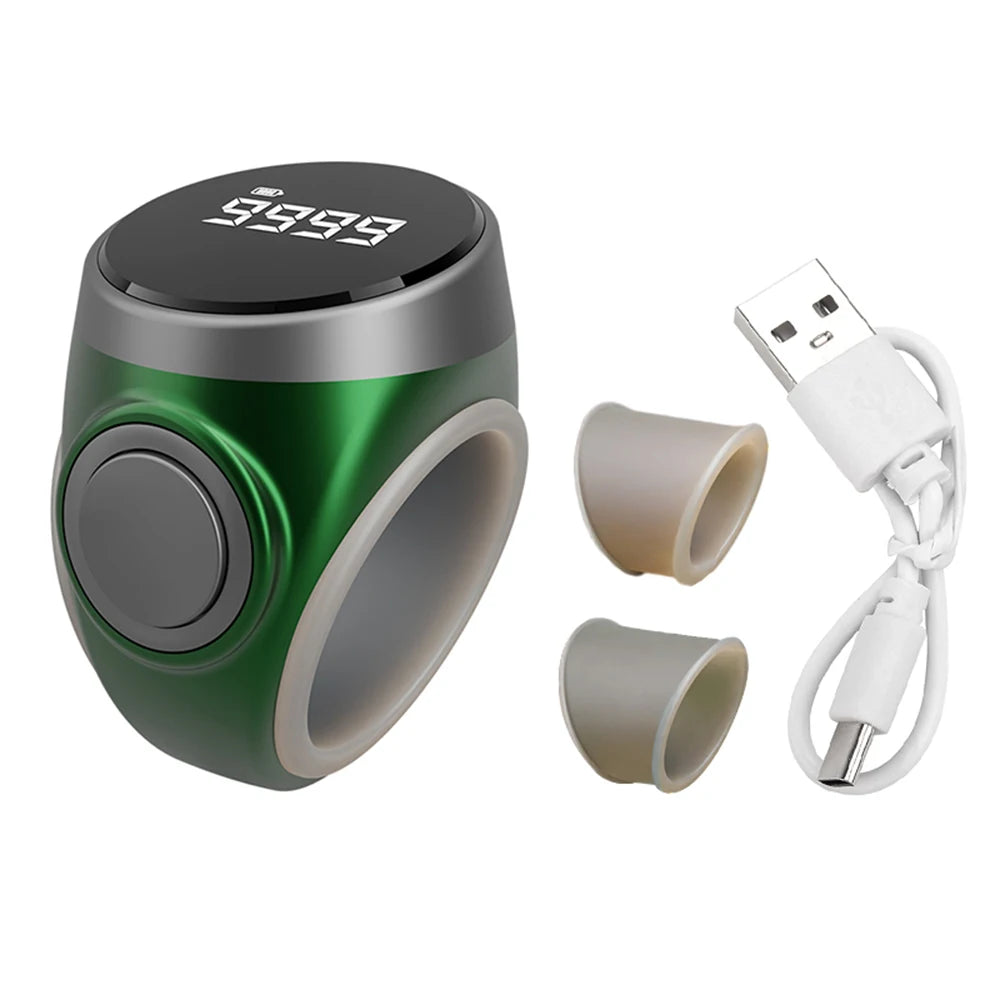OLED Smart Zikr Ring with Bluetooth App
