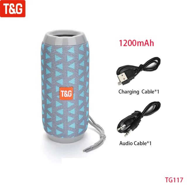 Portable Wireless Bluetooth Speaker with FM Radio