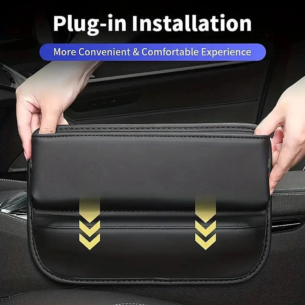 PU Leather Car Seat Gap Storage Box