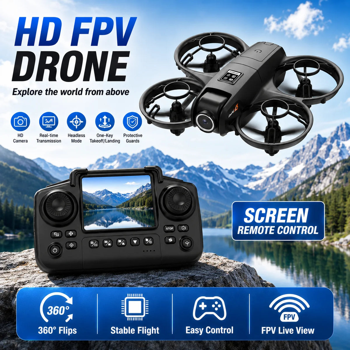 LY3 Drone with Dual Camera & 50X Zoom