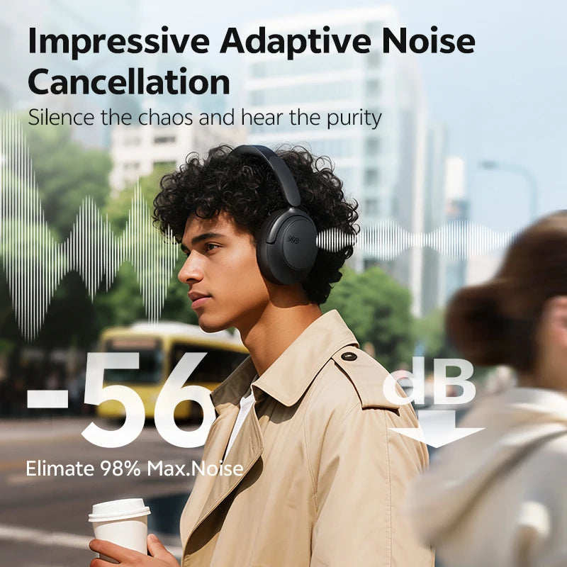 QCY H3S Adaptive ANC Headphones – Hi-Res LDAC