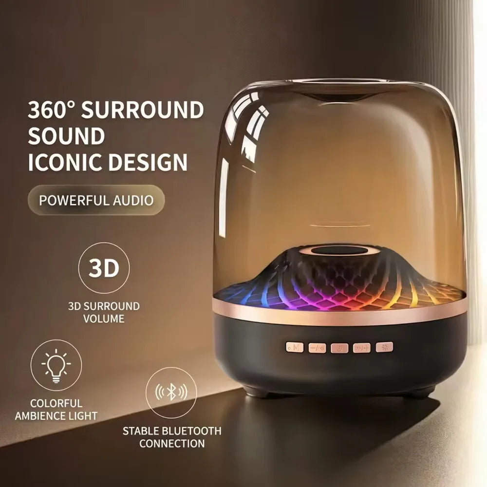 Transparent RGB Bluetooth Speaker