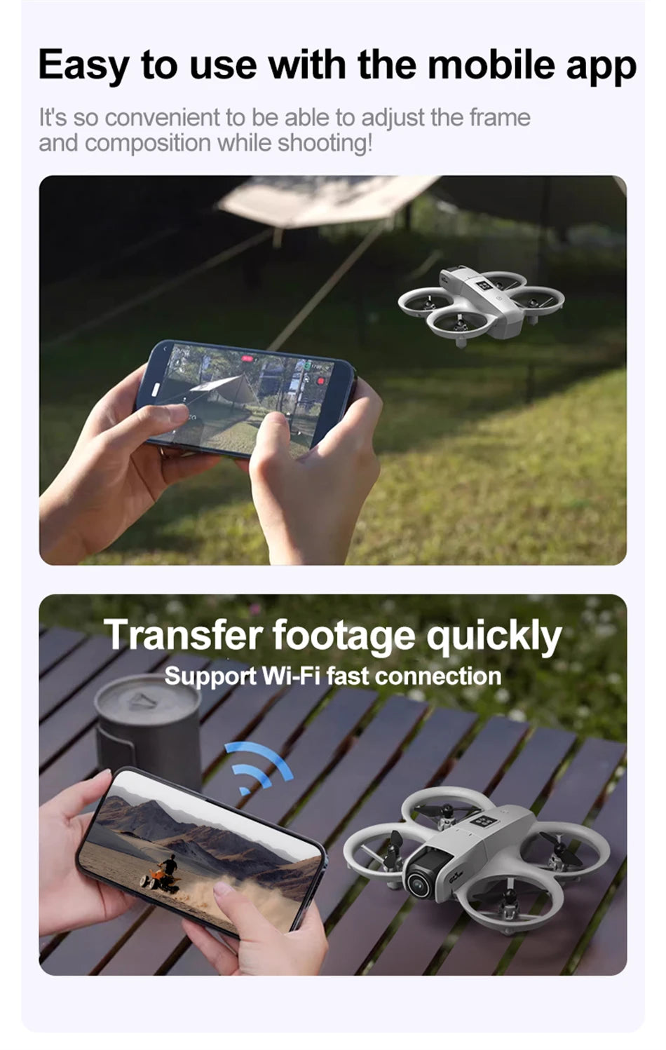 GT3 Mini Drone with 8K Dual Camera