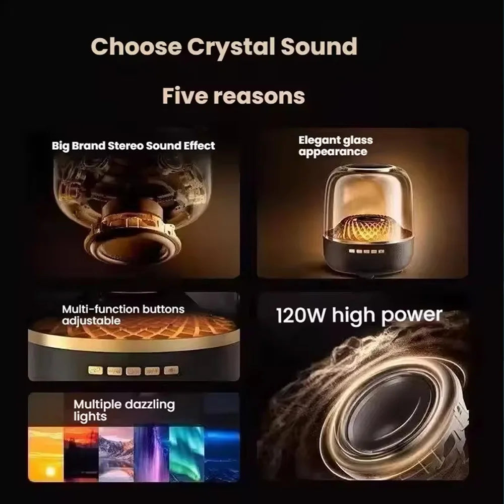 Transparent RGB Bluetooth Speaker