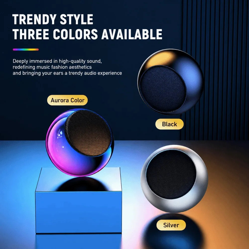 Metal Portable Bluetooth Speaker – TWS Pairing