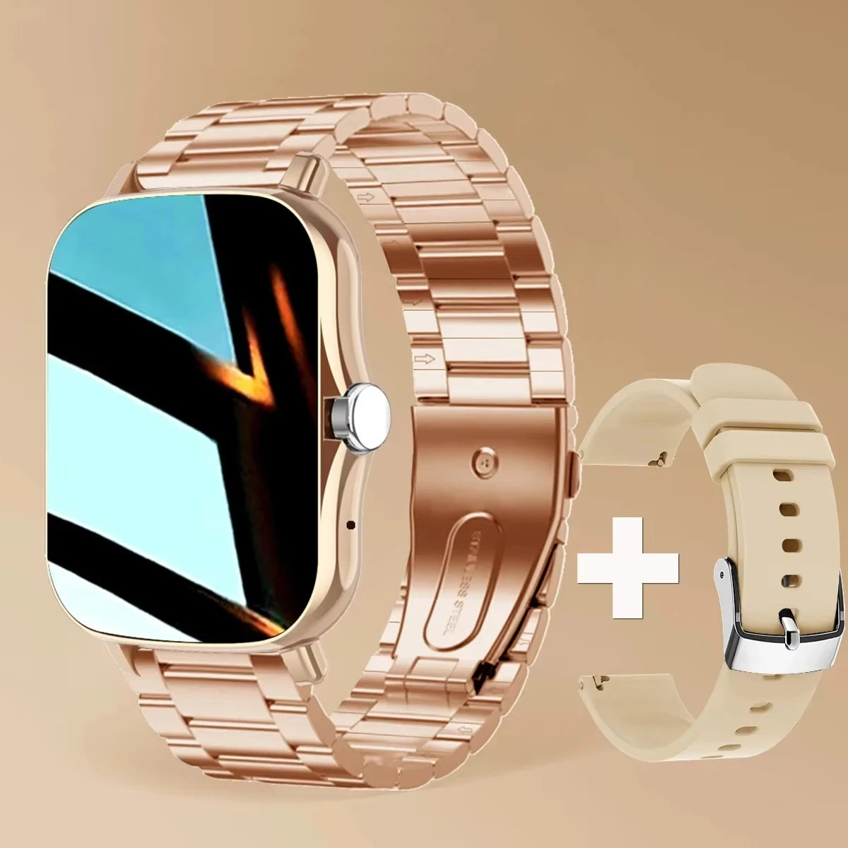 LAXASFIT Full Touch Smartwatch with Bluetooth Calling