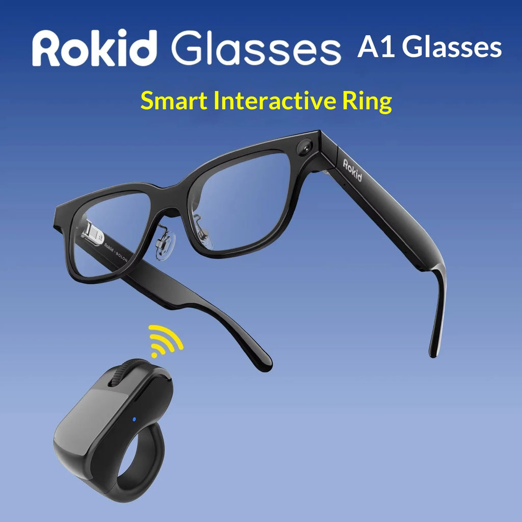 Bluetooth Smart Ring Controller for AI Glasses