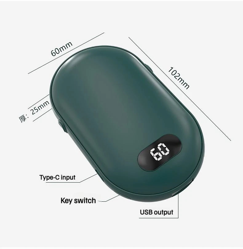 2-in-1 Hand Warmer & Power Bank