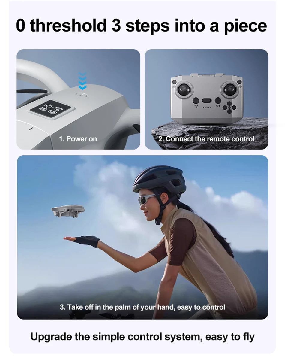 GT3 Mini Drone with 8K Dual Camera