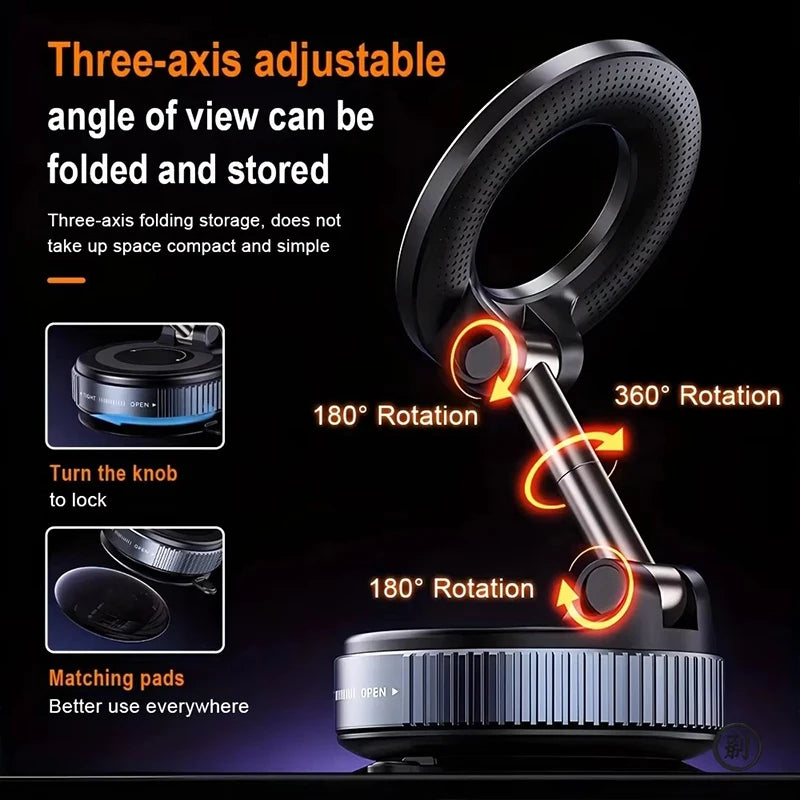 Foldable Magnetic MagSafe Phone Holder – 360°