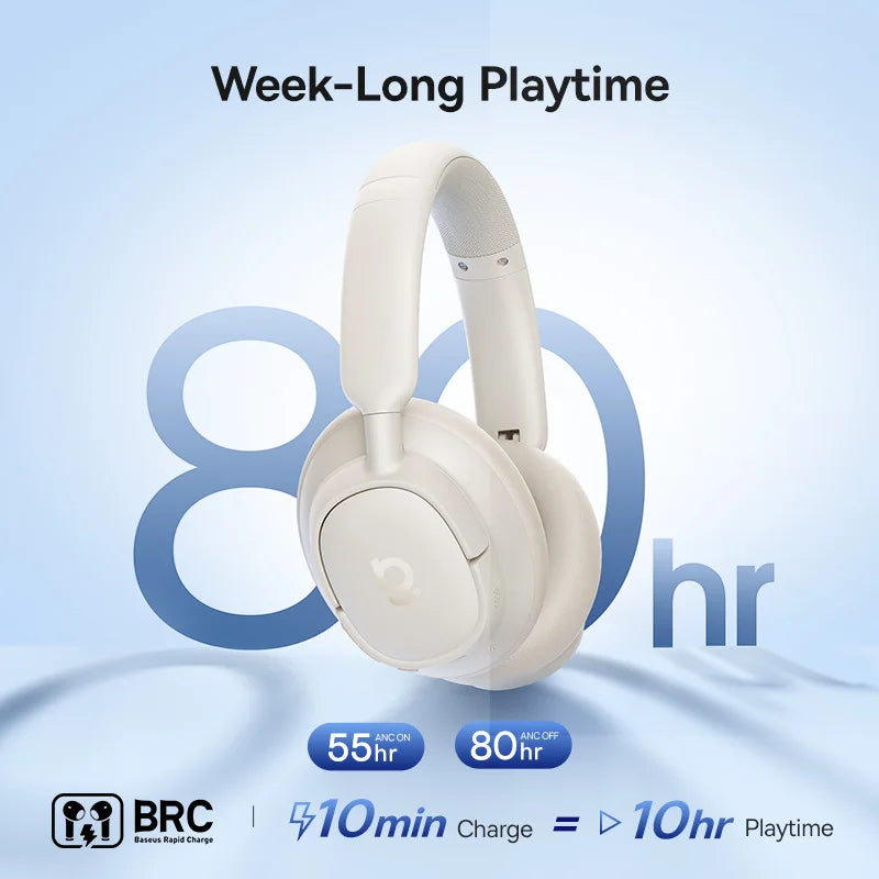 Baseus Bass EH10 Noise-Cancelling Wireless Headphones