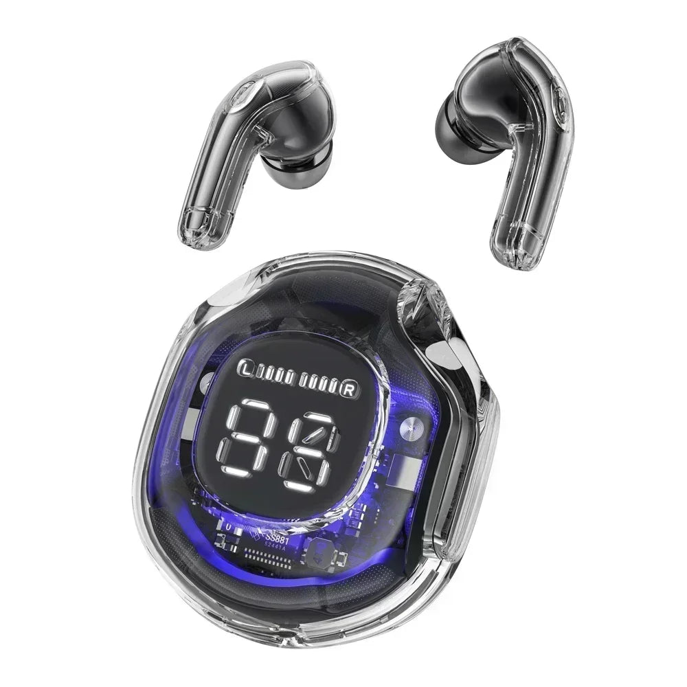 Mini Wireless Earbuds with LED Power Display