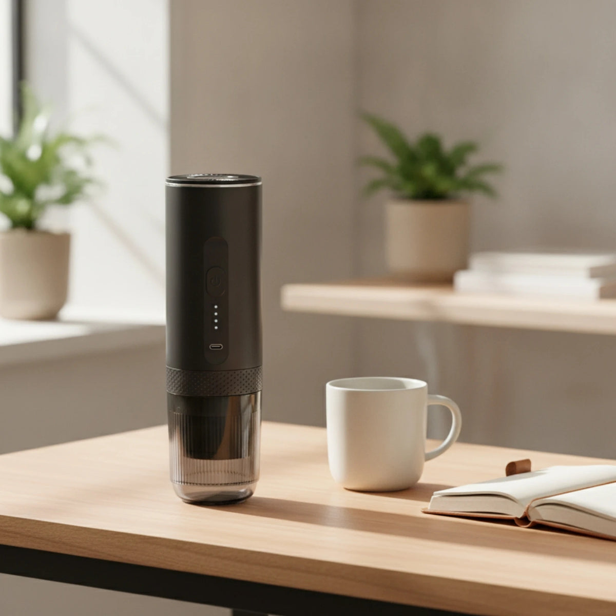 Portable Self-Heating Espresso Maker – 20 Bar