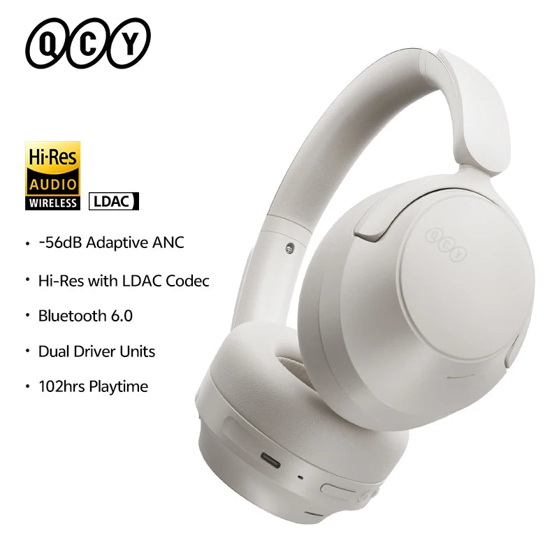 QCY H3S Adaptive ANC Headphones – Hi-Res LDAC
