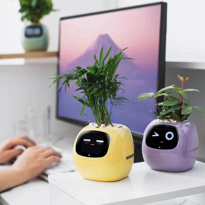 AI Smart Planter with 49 Expressions