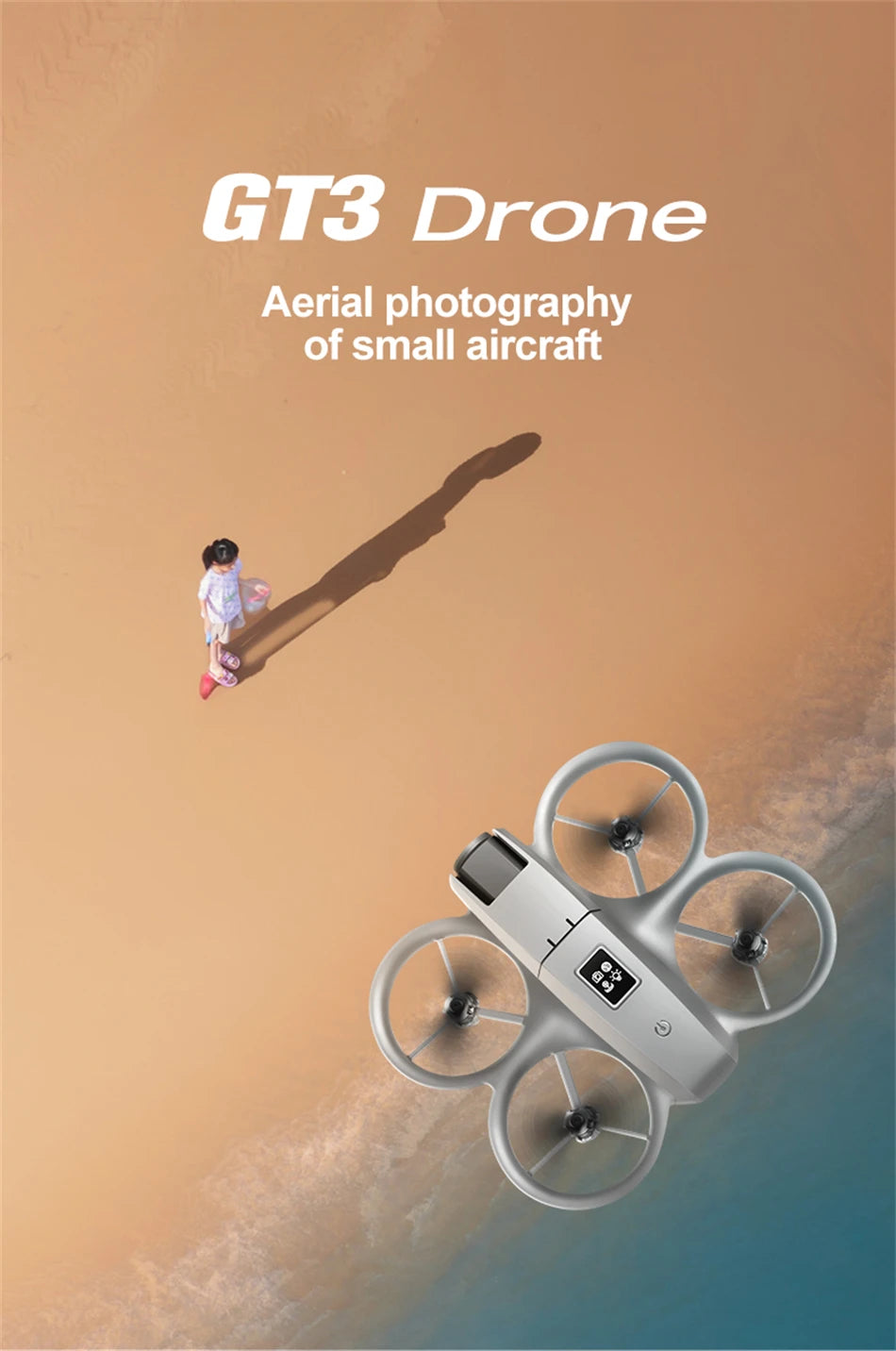 GT3 Mini Drone with 8K Dual Camera