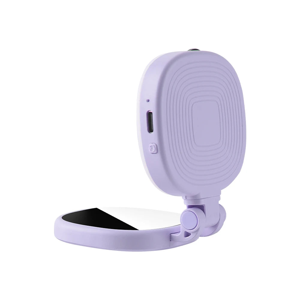 Magnetic LED Selfie Light with Mirror