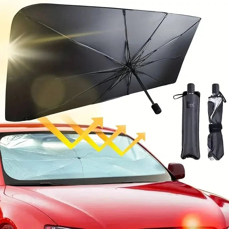 Foldable Car Windshield Sun Shade Umbrella