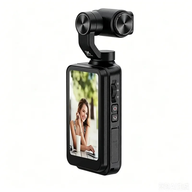 4K Pocket Action Camera with 3-Axis Gimbal