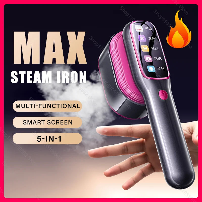 Handheld Steam Iron with Mini Ironing Board