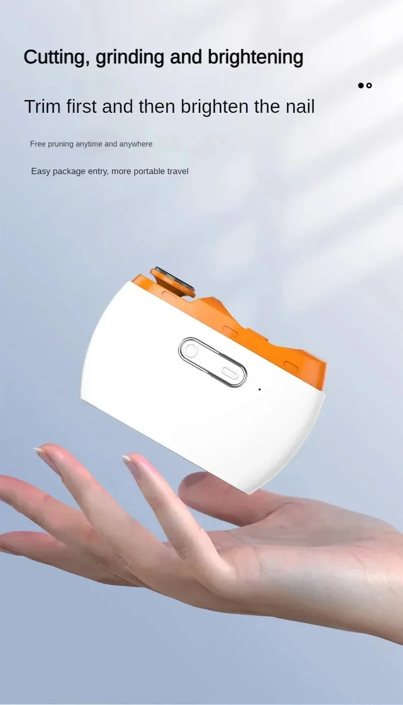 Smart Electric Nail Trimmer Automatic Polished Armor Trim Nail Clipper Smart Home Suitable for Children Nail Trimming