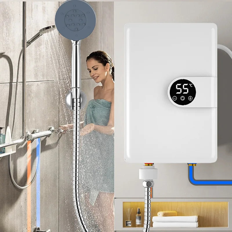 Instant Electric Water Heater with LED Touch Control