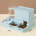 2-in-1 Automatic Pet Feeder & Water Fountain