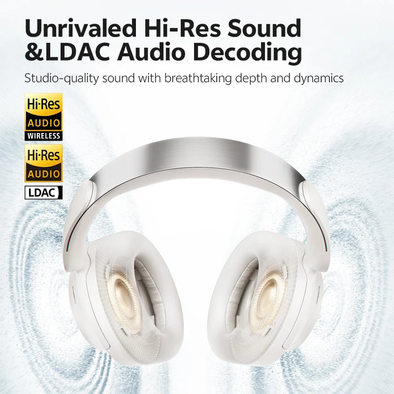 QCY H3S Adaptive ANC Headphones – Hi-Res LDAC