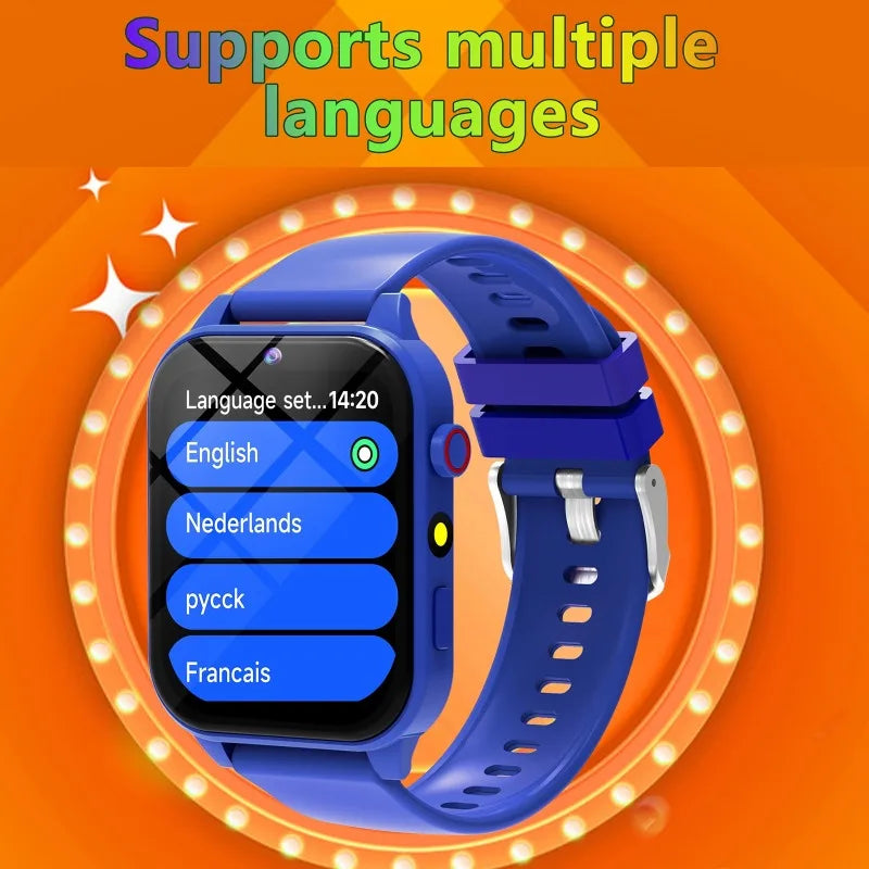Smartwatch Children's Games Watch 1.83 Inch Display Screen Sleep Monitor Camera Alarm Clock Kids Bracelet for Boys Girls Gifts