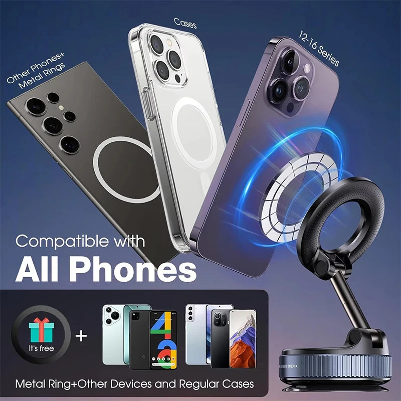 Foldable Magnetic MagSafe Phone Holder – 360°