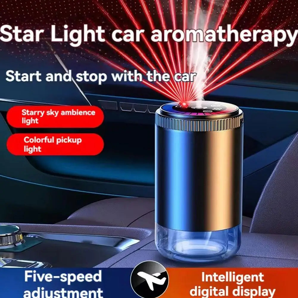 Smart Car Air Freshener with Starry Light