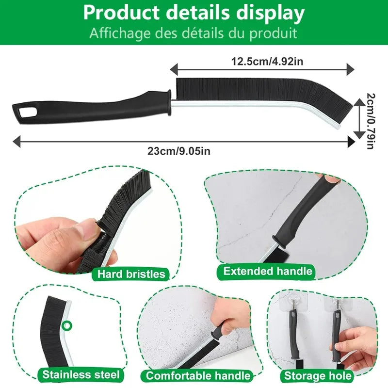 Hard Bristle Crevice Cleaning Brush