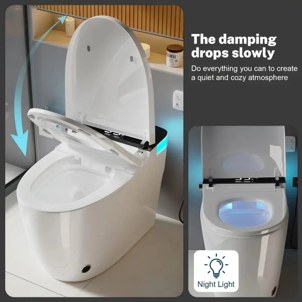 Smart Toilet with Heated Seat & Auto Flush