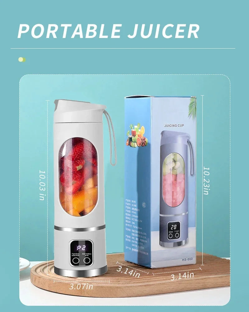 Portable Blender 450ml – 8 Blades