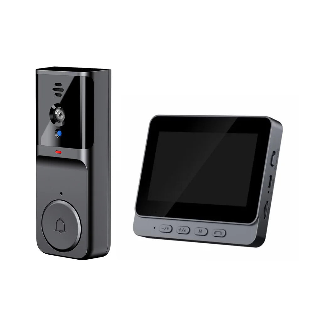 Wi-Fi Video Doorbell with 4.3" Indoor Screen