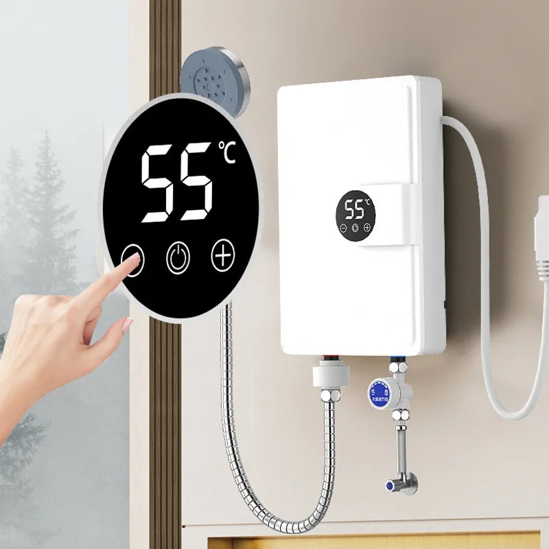 Instant Electric Water Heater with LED Touch Control