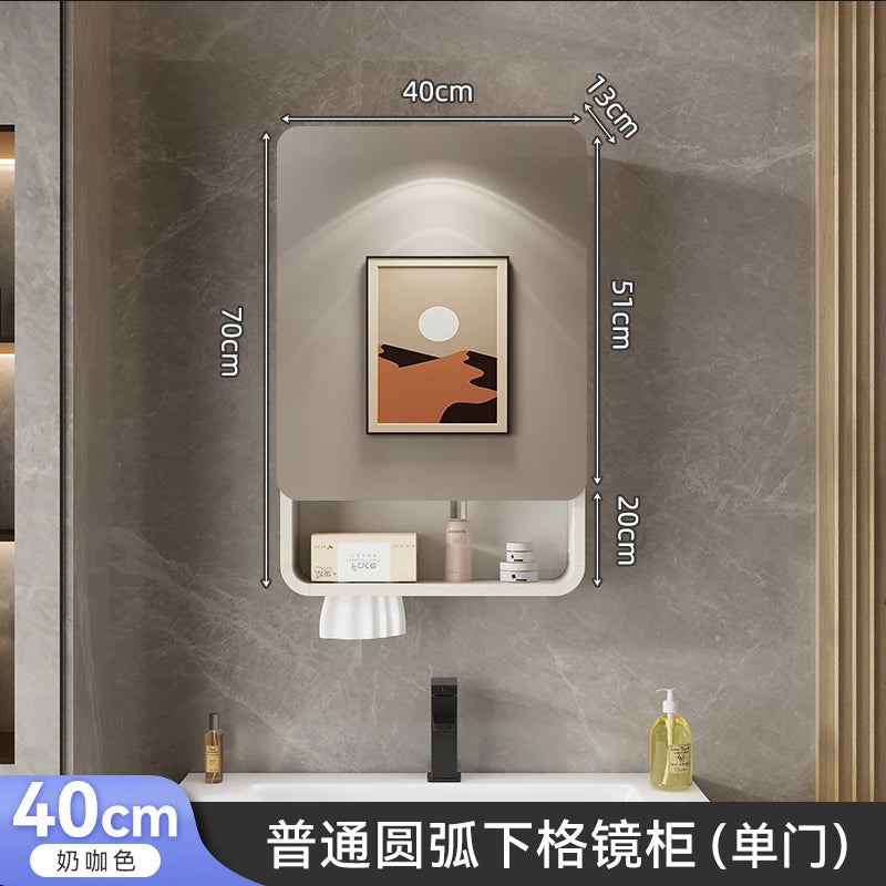 Smart LED Bathroom Mirror Cabinet – Anti-Fog