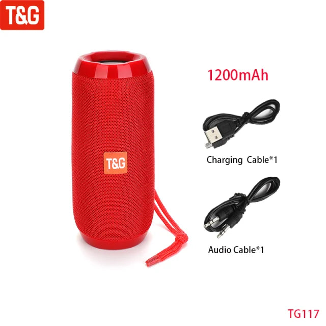 Portable Wireless Bluetooth Speaker with FM Radio
