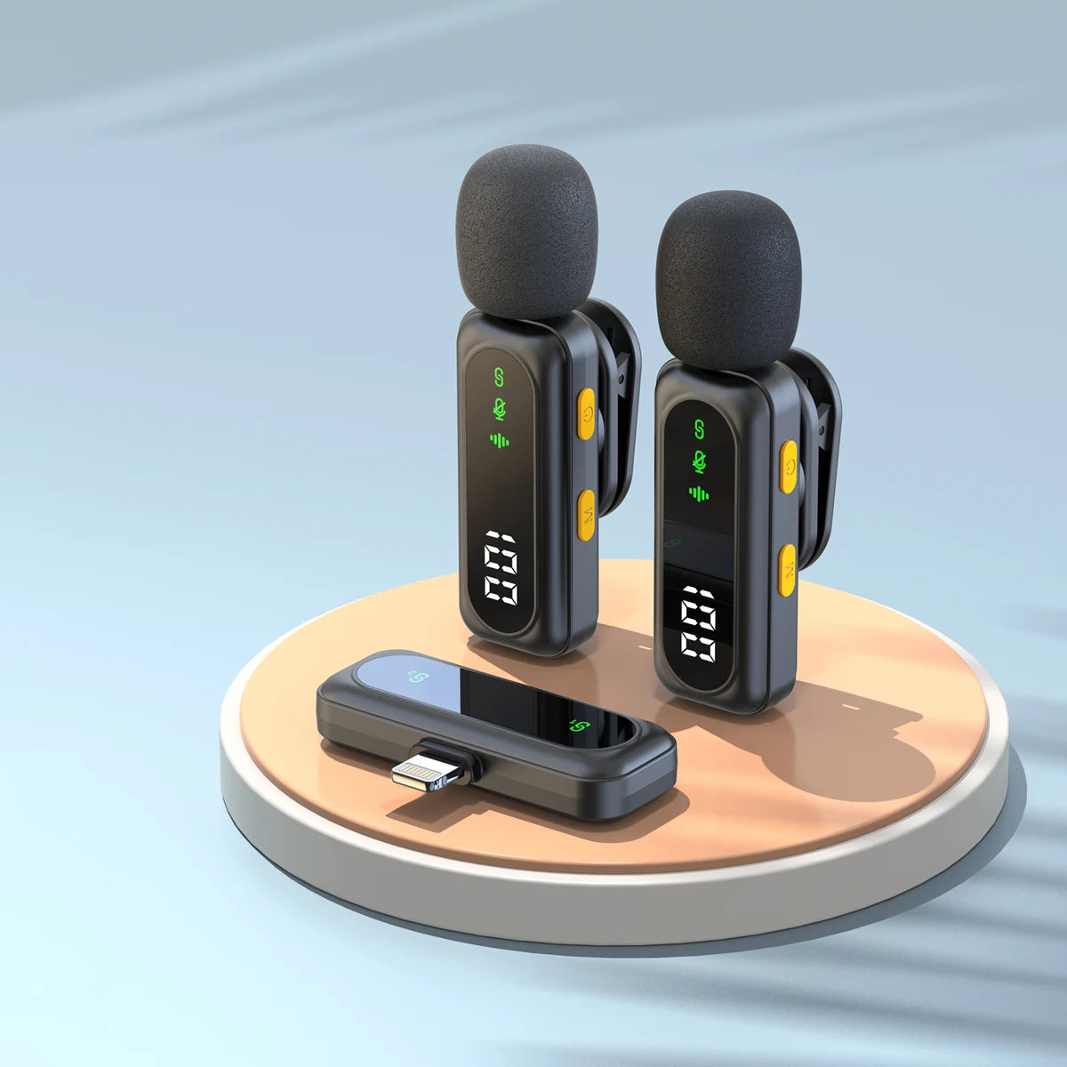 J21 Wireless Lapel Microphone for iPhone & Android