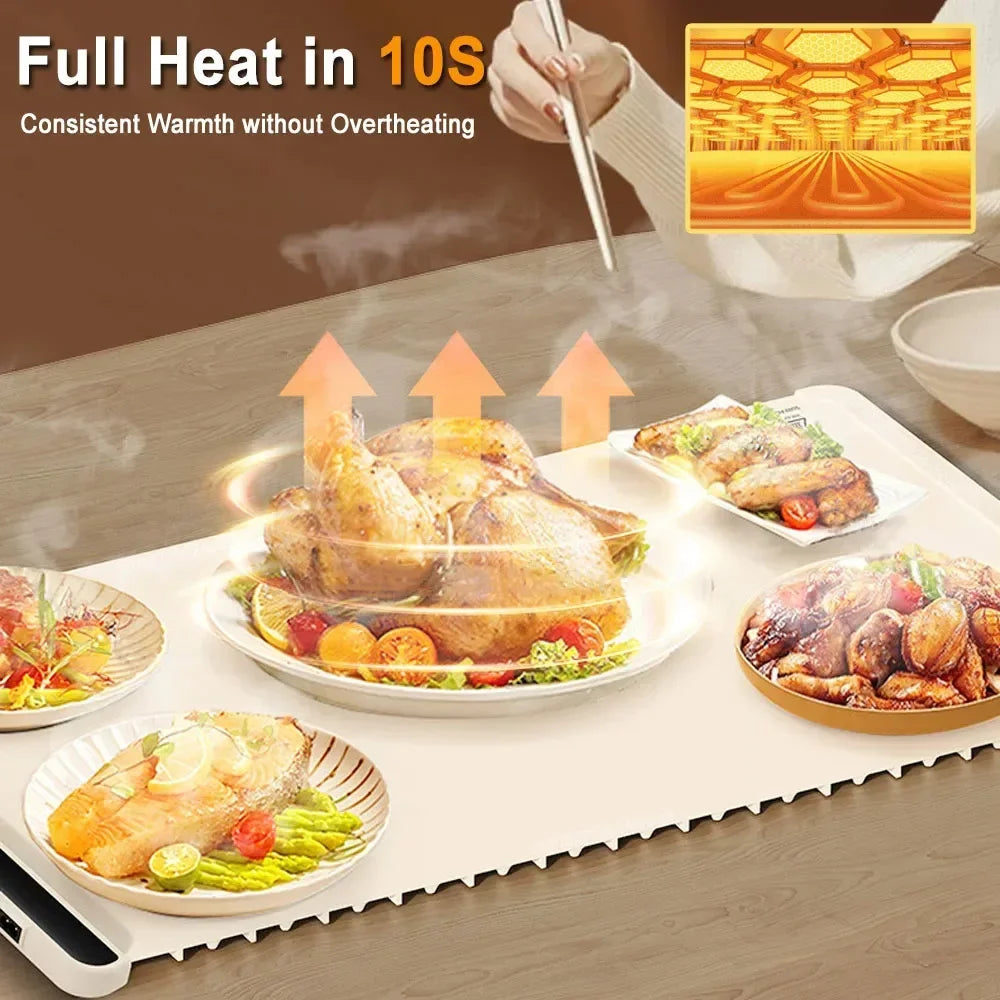 Foldable Electric Food Warming Tray – 43cm / 67cm