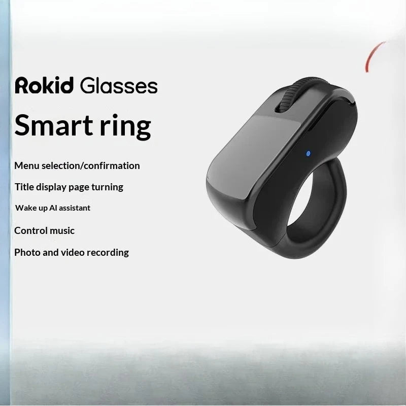 Bluetooth Smart Ring Controller for AI Glasses
