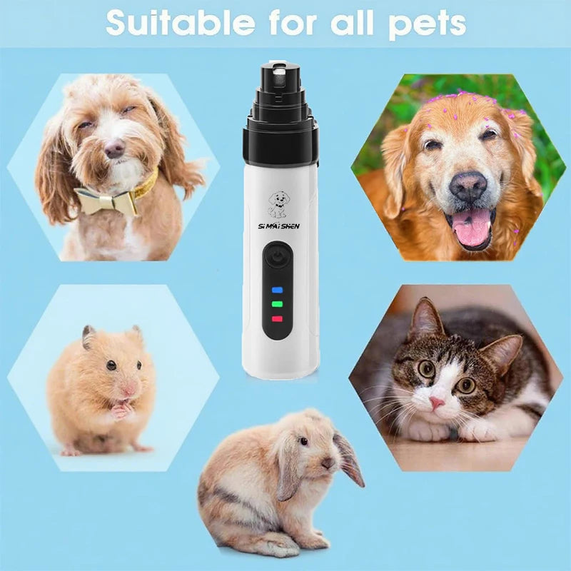 Silent Rechargeable Pet Nail Grinder