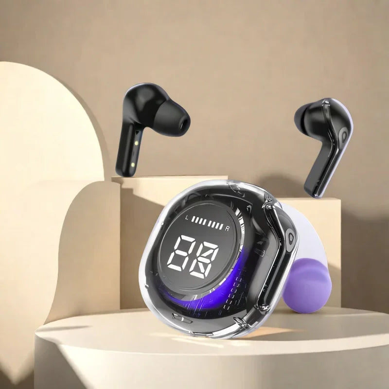 Wireless Mini Earbuds LED Power Digital Display TWS Headset Stereo Sound Bluetooth-compatible 5.3 For All Smartphones