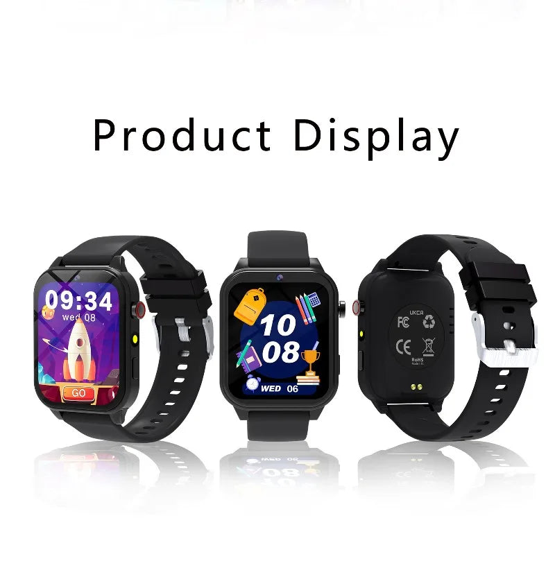 Smartwatch Children's Games Watch 1.83 Inch Display Screen Sleep Monitor Camera Alarm Clock Kids Bracelet for Boys Girls Gifts